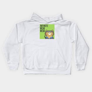 Pixel Cat 007 Kids Hoodie